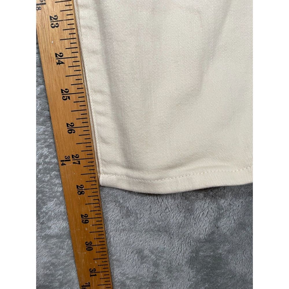 Athleta Sculptek‎ Straight Leg Jeans Women's 8 Ivory Stretch (Other) - Picture 5 of 12